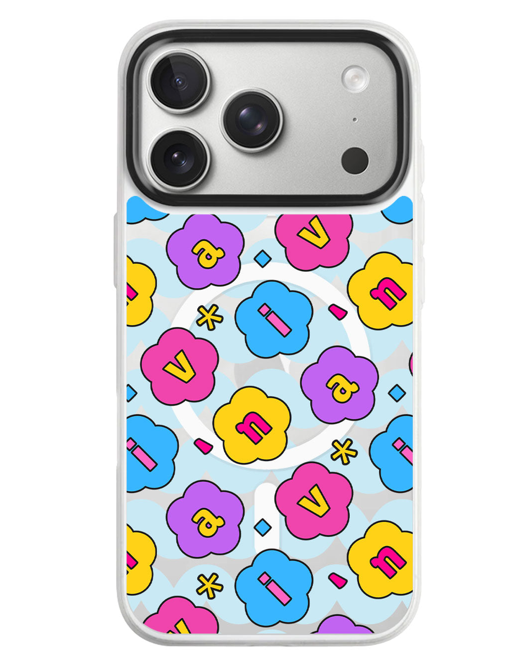 iPhone Rearguard MagSwap - Flower Petals Monogram 4.0