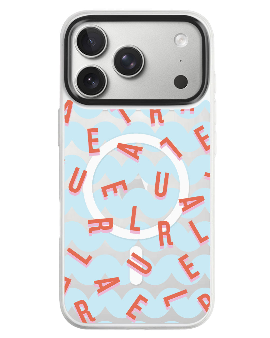 iPhone Rearguard MagSwap - Monogram 1.0 Coral