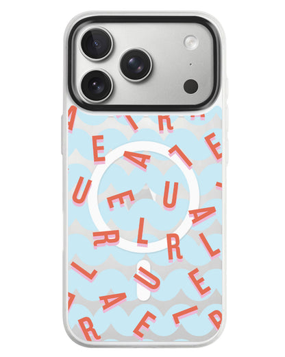 iPhone Rearguard MagSwap - Monogram 1.0 Coral