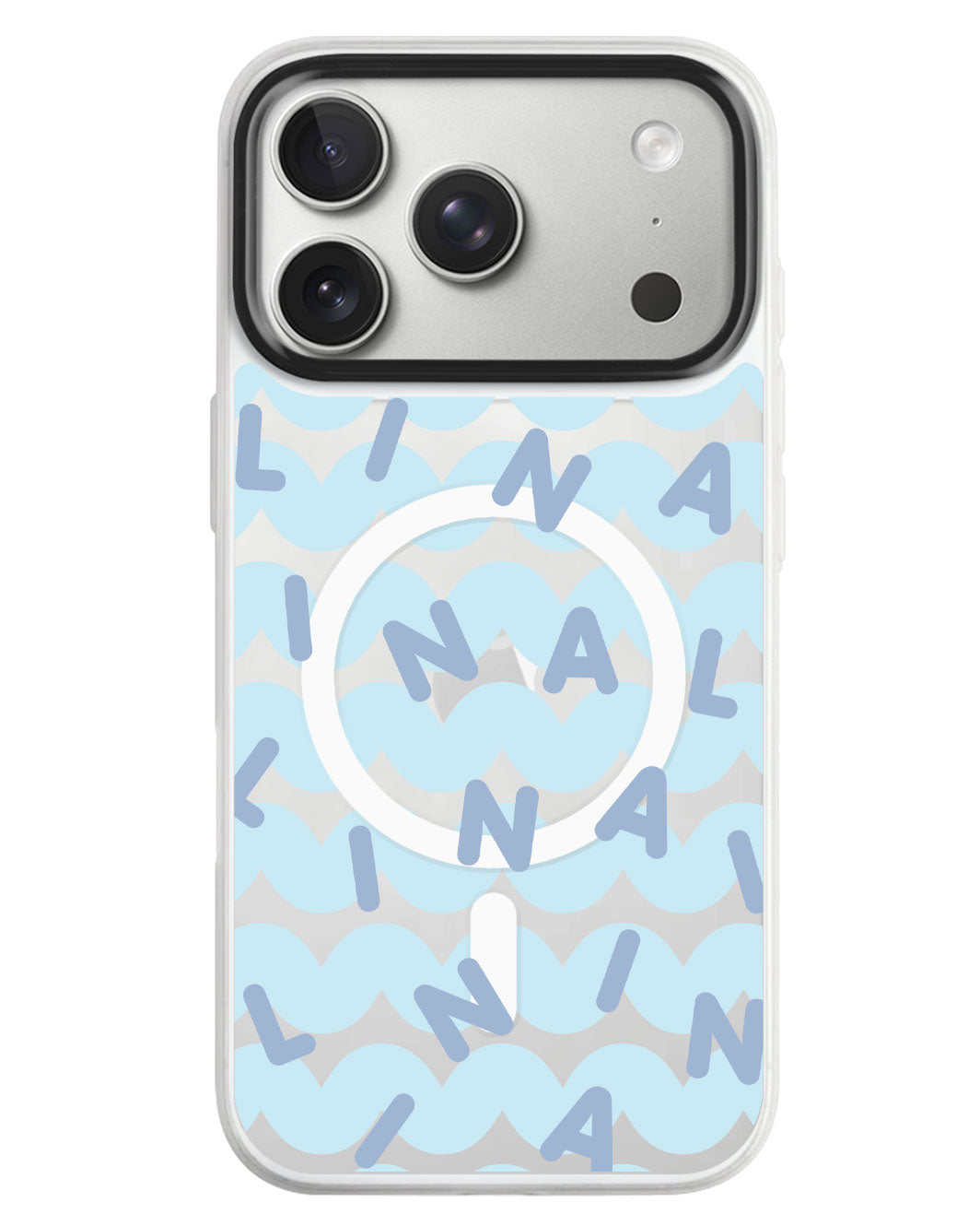 iPhone Rearguard MagSwap - Monogram 2.0 Blue