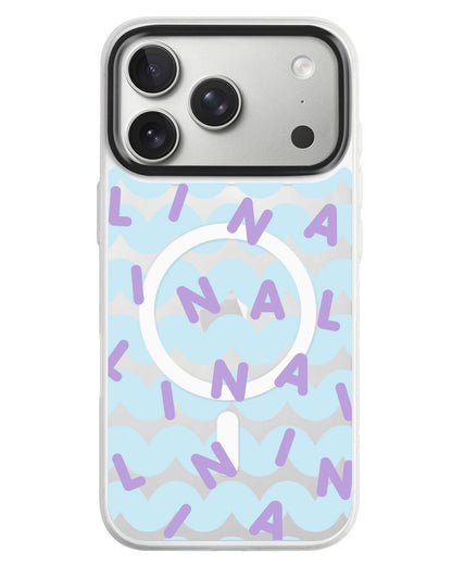iPhone Rearguard MagSwap - Monogram 2.0 Ungu