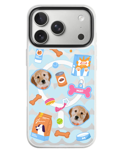 iPhone Rearguard MagSwap - Pet Grid Puppy Sweet Treats