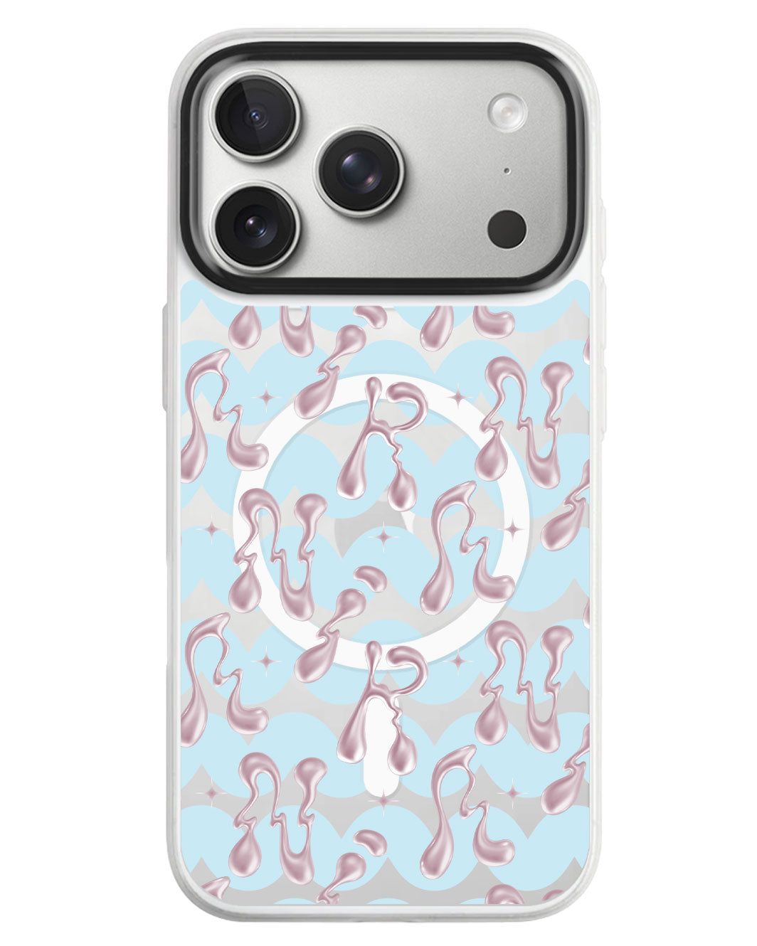 iPhone Rearguard MagSwap - Pink Chrome Monogram 2.0