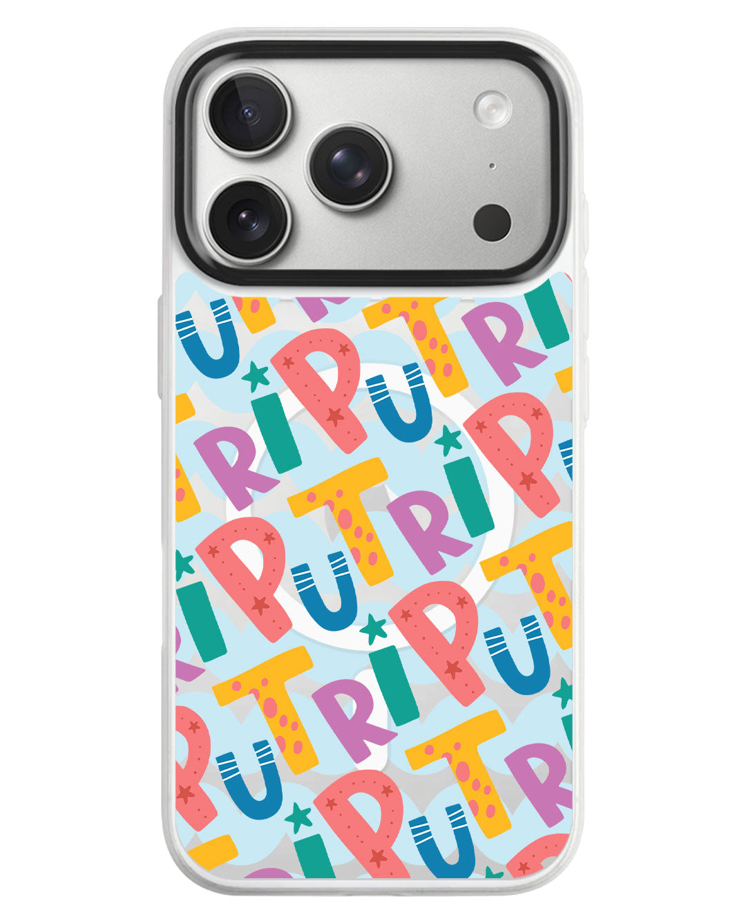 iPhone Rearguard MagSwap - Playful Monogram 4.0