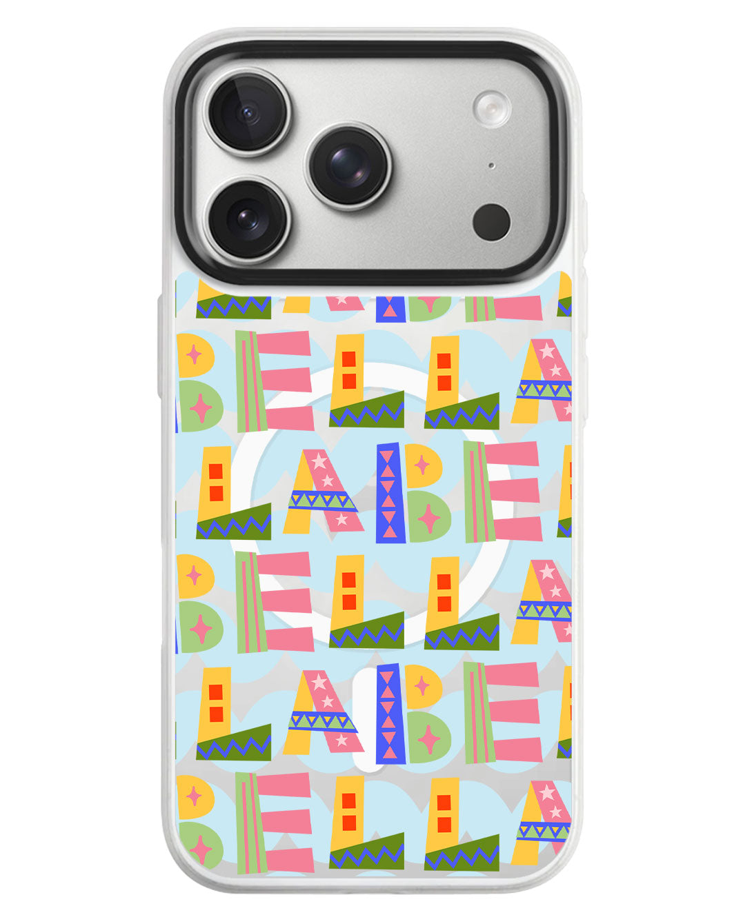 iPhone Rearguard MagSwap - Playful Monogram 5.0