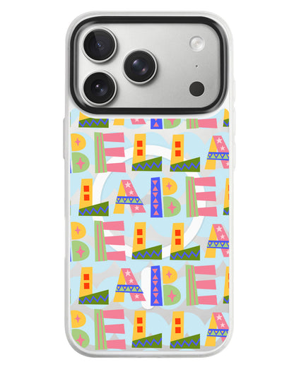 iPhone Rearguard MagSwap - Playful Monogram 5.0