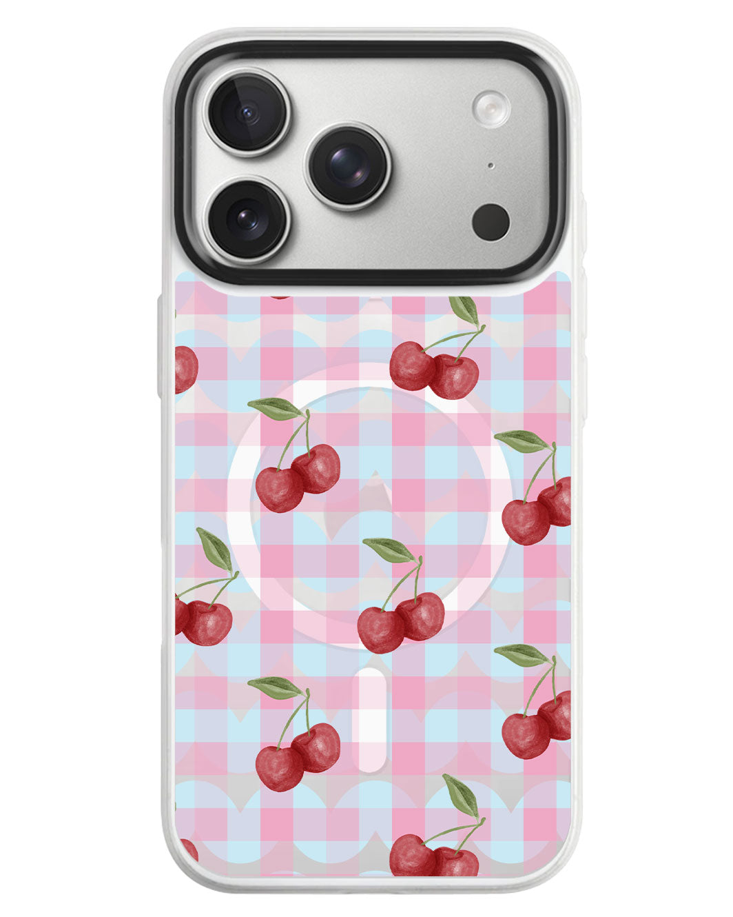 iPhone Rearguard MagSwap - Cherry Tartan
