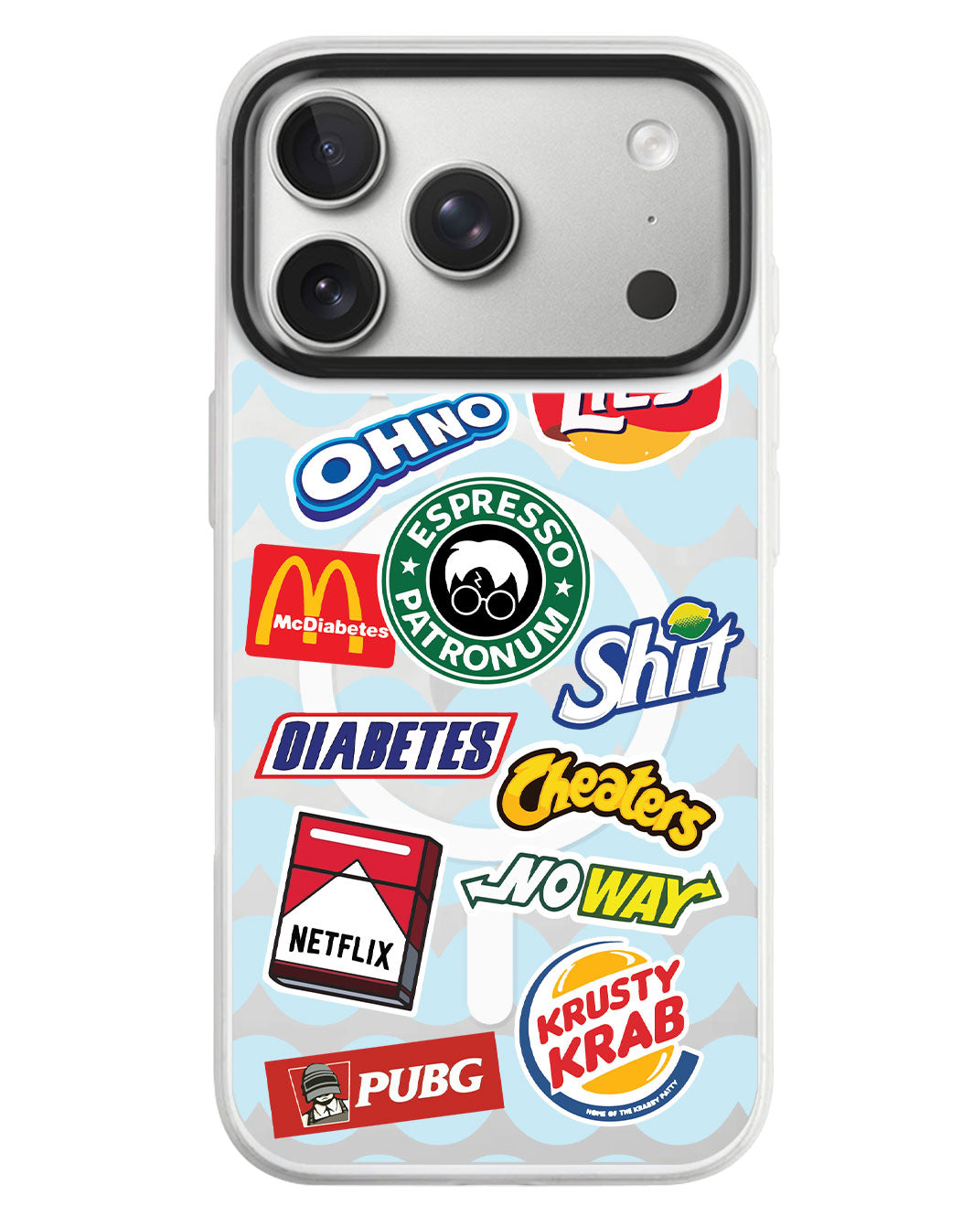 iPhone Rearguard MagSwap - Food Parody