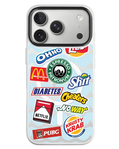 iPhone Rearguard MagSwap - Food Parody