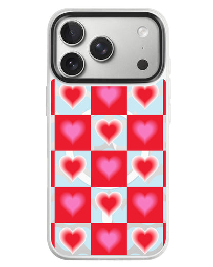 iPhone Rearguard MagSwap - Love Checkered