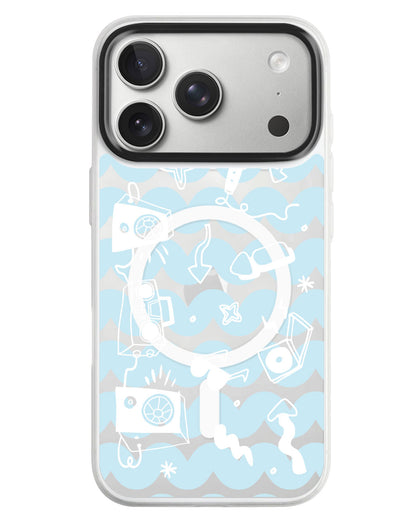 iPhone Rearguard MagSwap - Rock N Roll White
