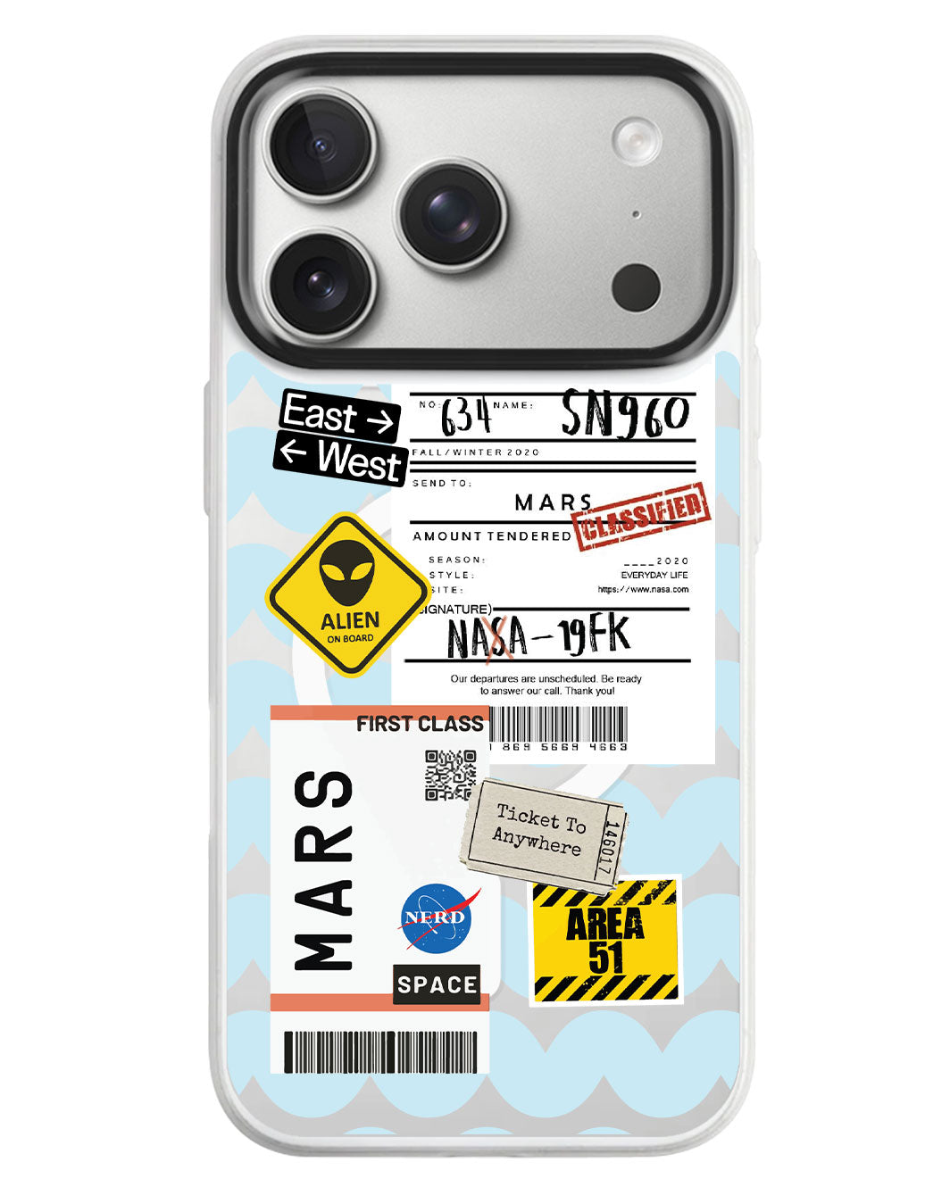 iPhone Rearguard MagSwap - Ticket To Mars