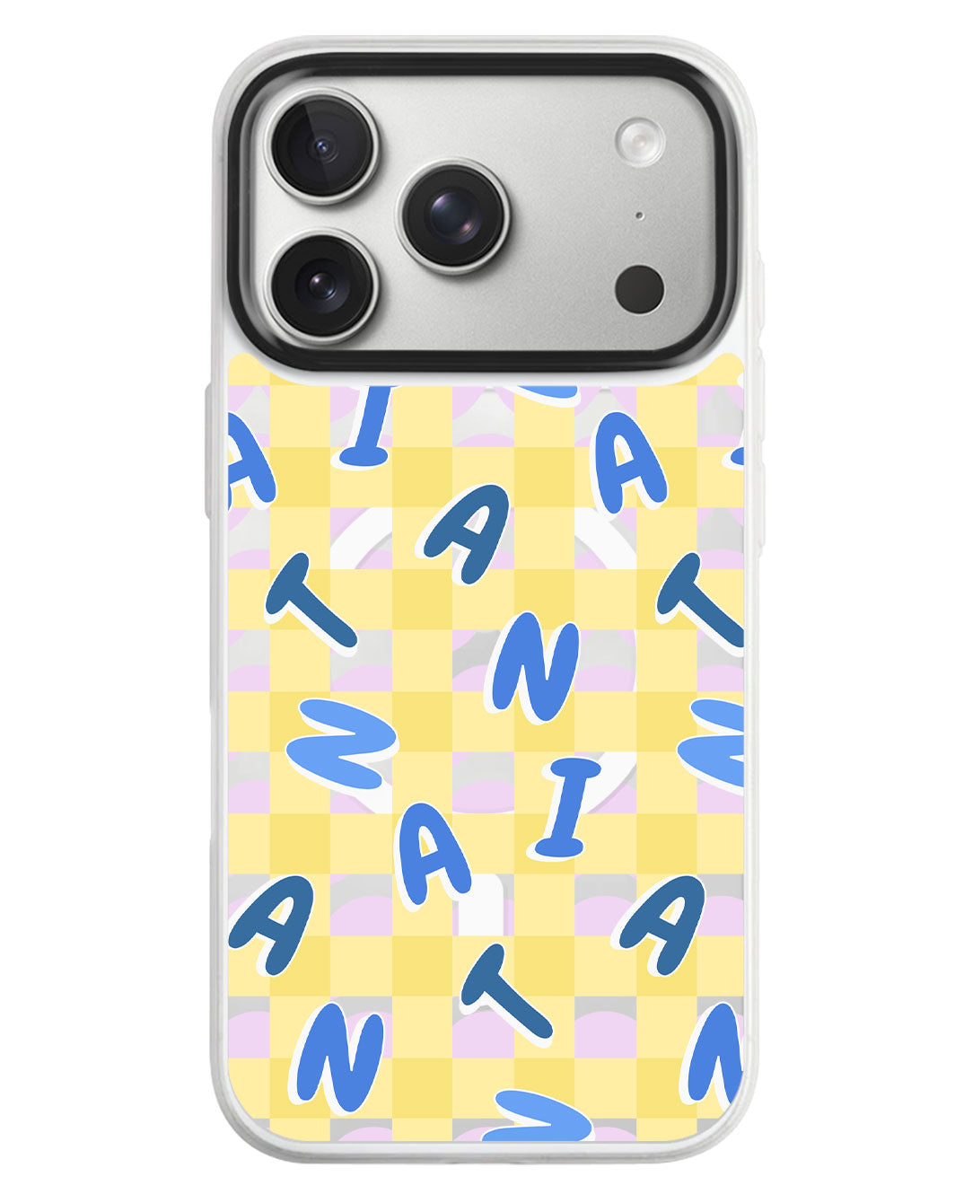 iPhone Rearguard MagSwap - Checkered Monogram 3.0