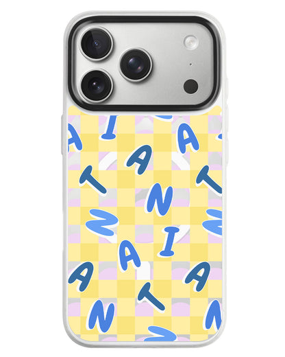 iPhone Rearguard MagSwap - Checkered Monogram 3.0