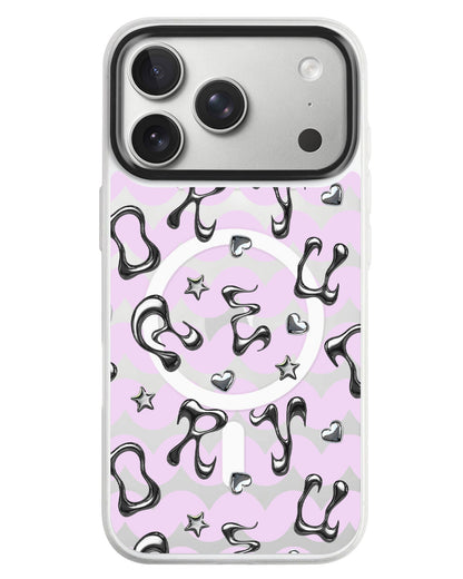 iPhone Rearguard MagSwap - Chrome Monogram 2.0