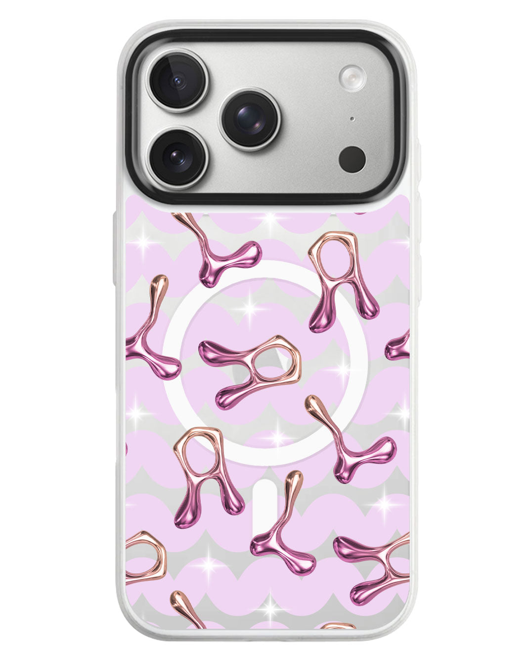 iPhone Rearguard MagSwap - Chrome Monogram 3.0