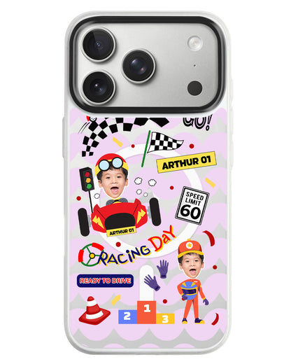iPhone Rearguard MagSwap - Face Grid Dream Racer
