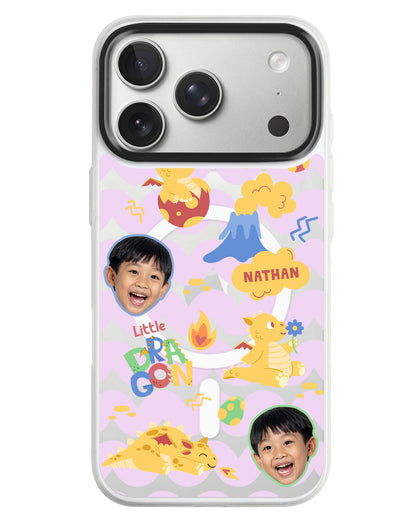 iPhone Rearguard MagSwap - Face Grid Little Dragon