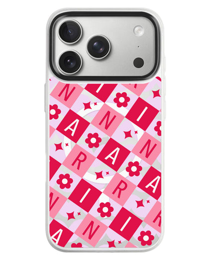 iPhone Rearguard MagSwap - Flower Grid Monogram 1.0