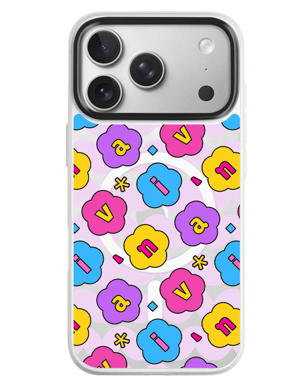 iPhone Rearguard MagSwap - Flower Petals Monogram 4.0