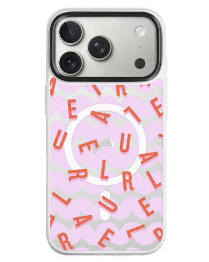 iPhone Rearguard MagSwap - Monogram 1.0 Coral