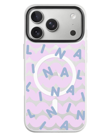 iPhone Rearguard MagSwap - Monogram 2.0 Blue