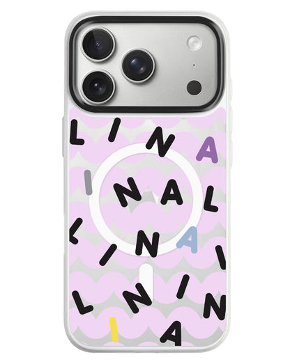 iPhone Rearguard MagSwap - Monogram 2.0 Hitam