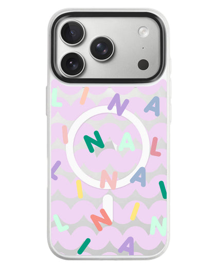 iPhone Rearguard MagSwap - Monogram 2.0 Rainbow