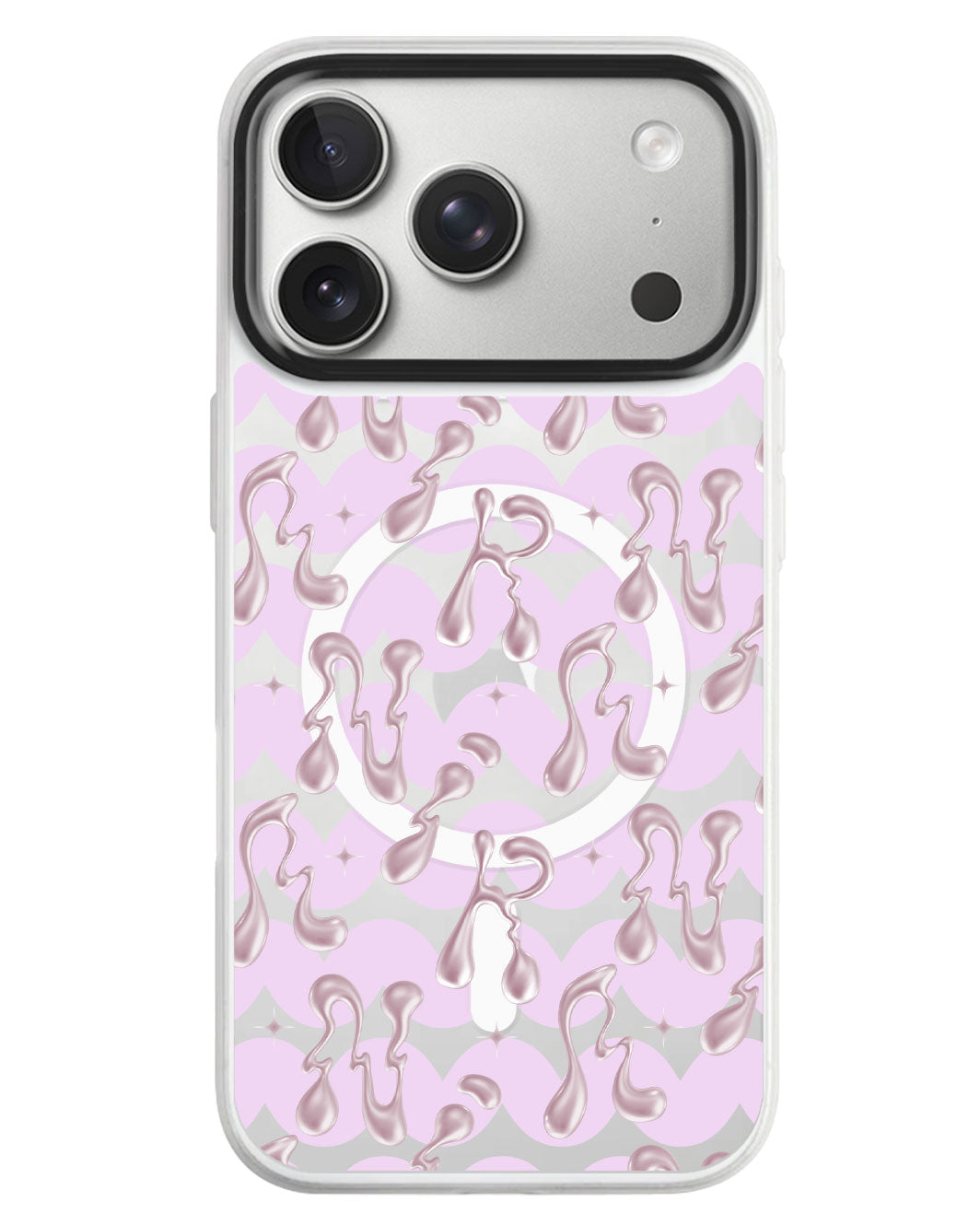 iPhone Rearguard MagSwap - Pink Chrome Monogram 2.0