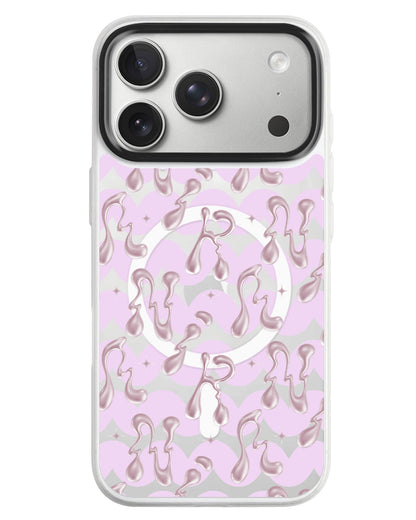 iPhone Rearguard MagSwap - Pink Chrome Monogram 2.0