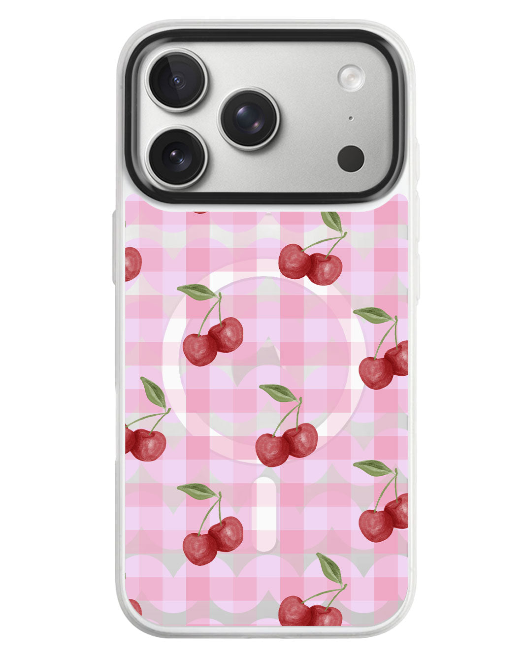 iPhone Rearguard MagSwap - Cherry Tartan
