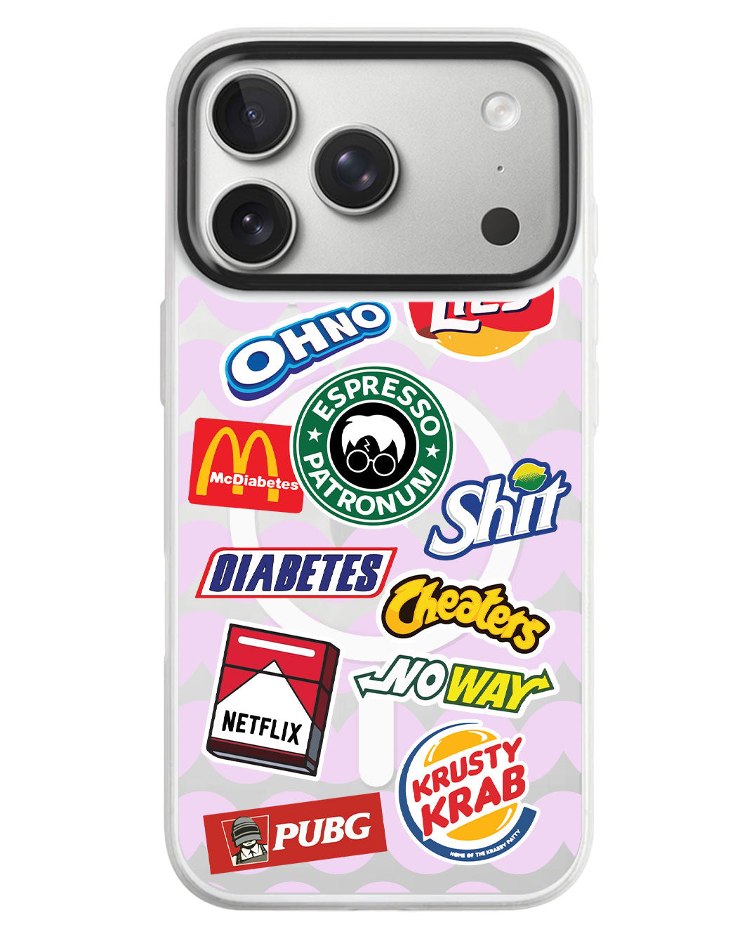 iPhone Rearguard MagSwap - Food Parody