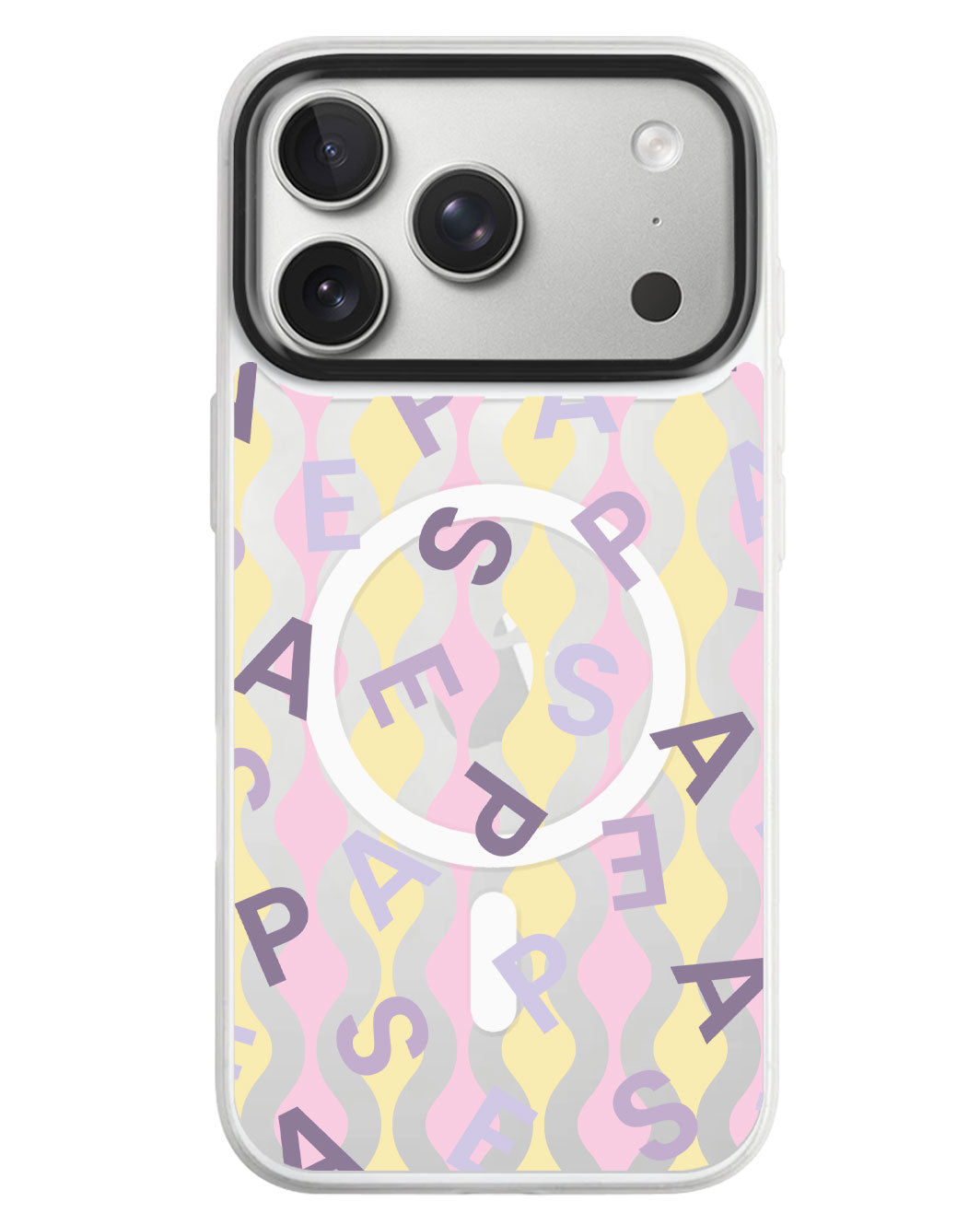 iPhone Rearguard MagSwap - Aespa Monogram