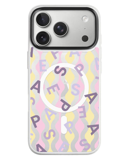 iPhone Rearguard MagSwap - Aespa Monogram