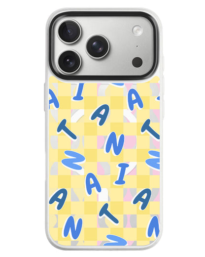 iPhone Rearguard MagSwap - Checkered Monogram 3.0