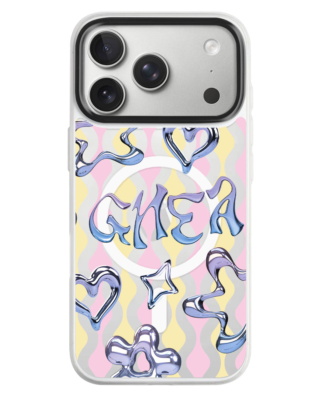 iPhone Rearguard MagSwap - Chrome Monogram 1.0