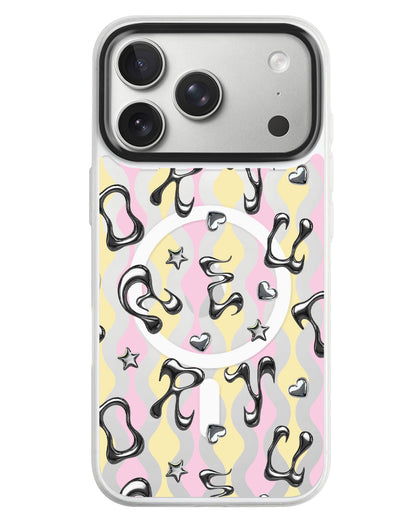 iPhone Rearguard MagSwap - Chrome Monogram 2.0