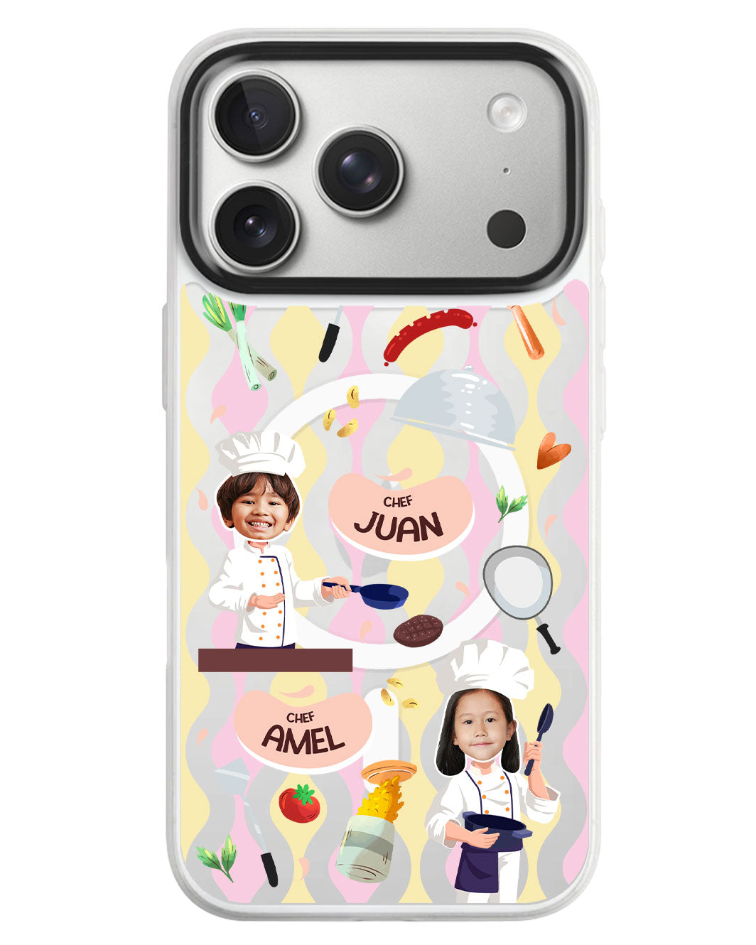 iPhone Rearguard MagSwap - Face Grid Dream Chef