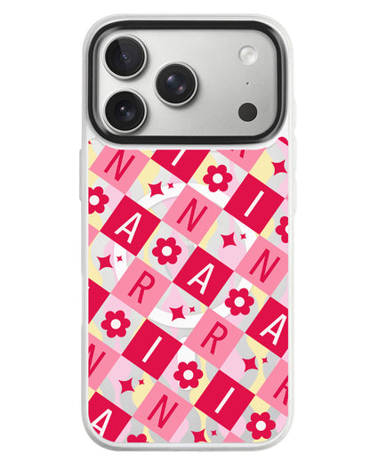 iPhone Rearguard MagSwap - Flower Grid Monogram 1.0
