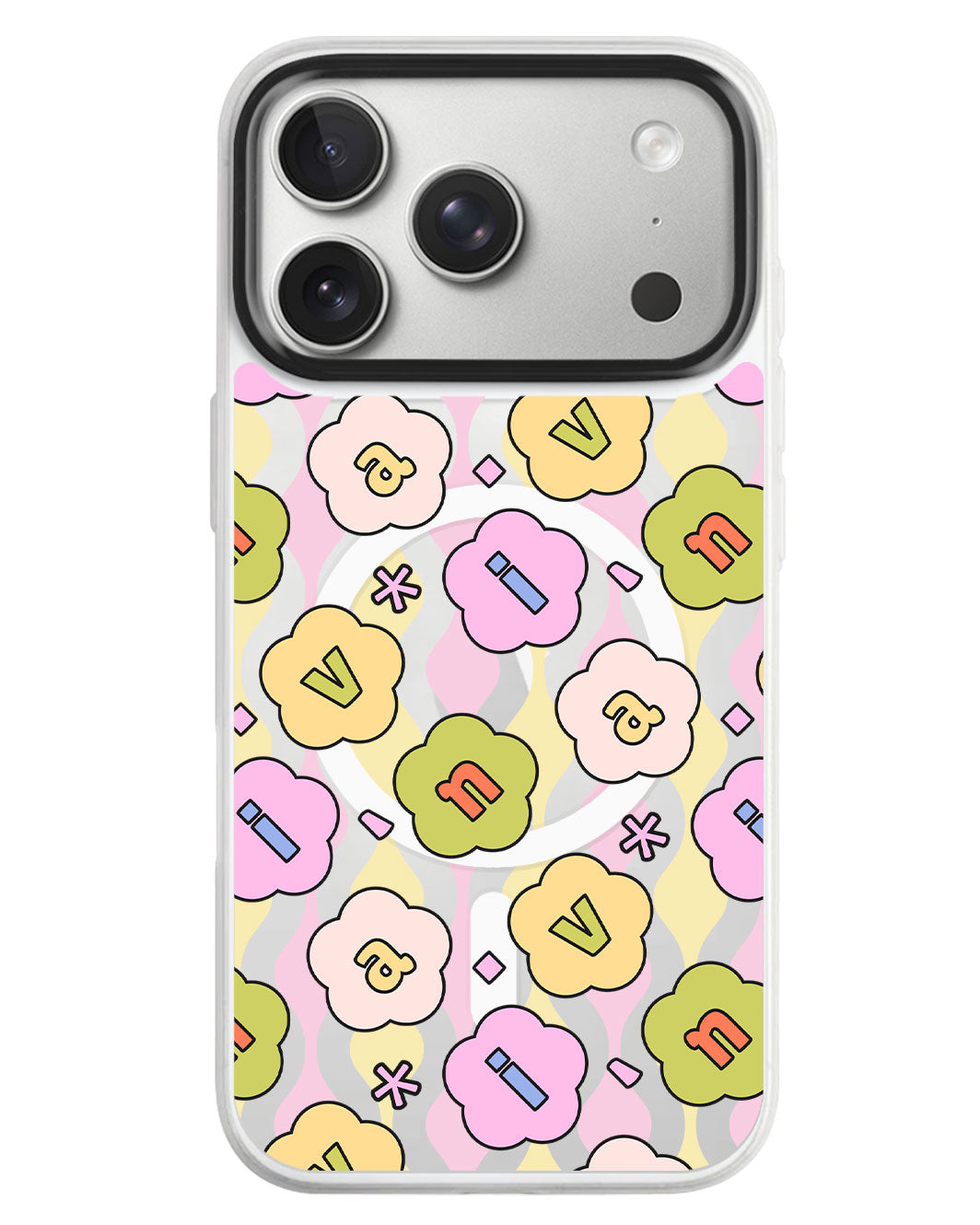 iPhone Rearguard MagSwap - Flower Petals Monogram 1.0