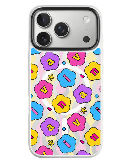 iPhone Rearguard MagSwap - Flower Petals Monogram 4.0