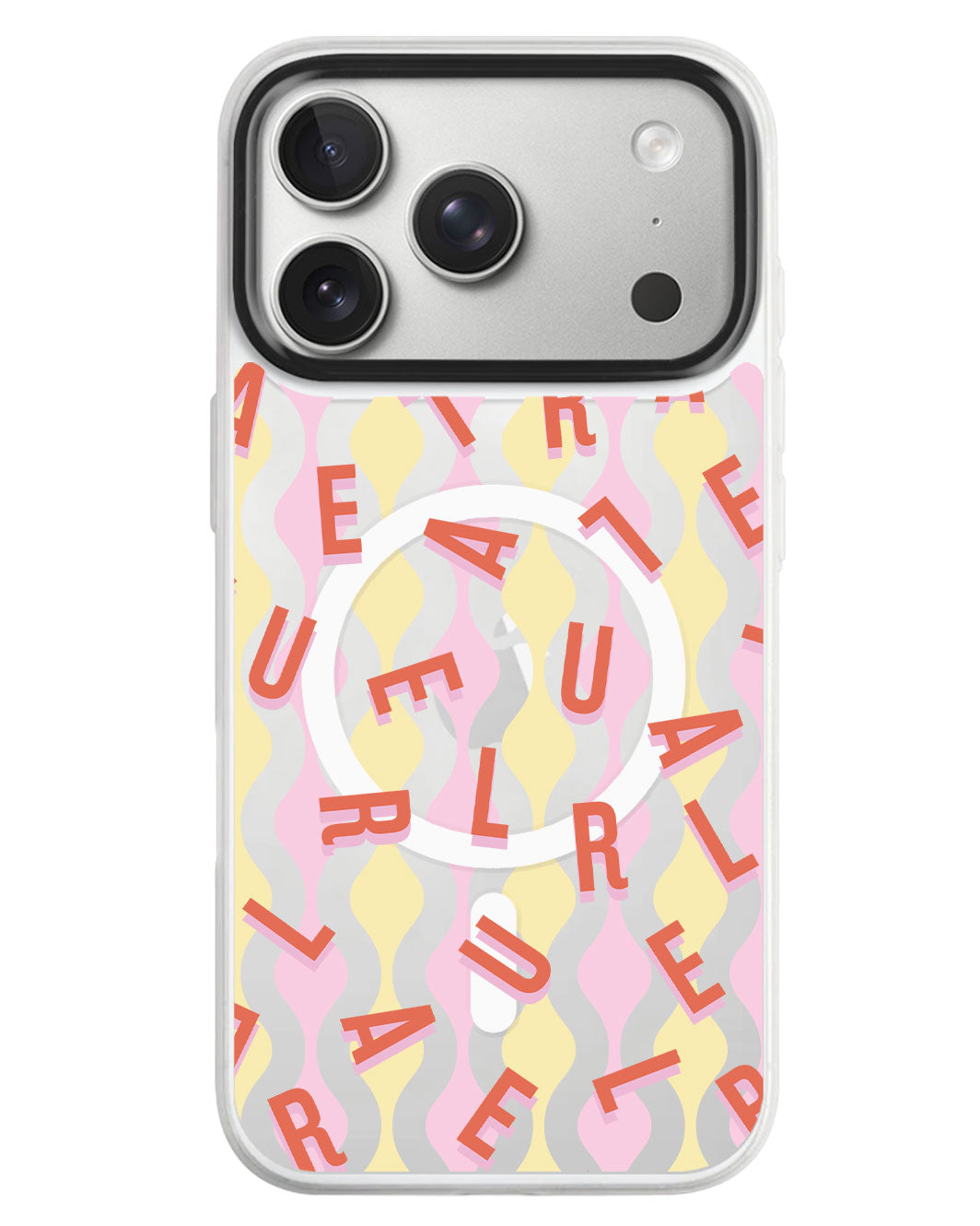 iPhone Rearguard MagSwap - Monogram 1.0 Coral