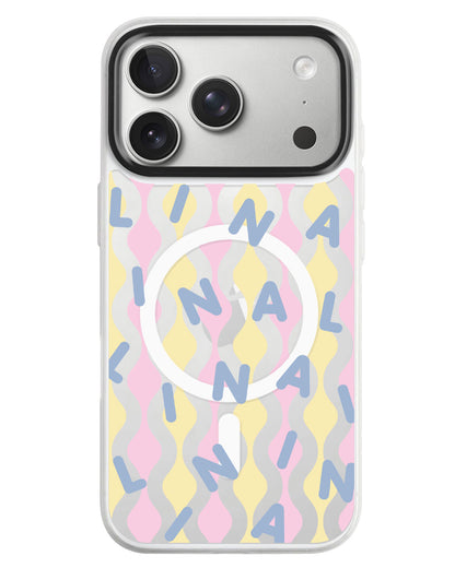 iPhone Rearguard MagSwap - Monogram 2.0 Blue