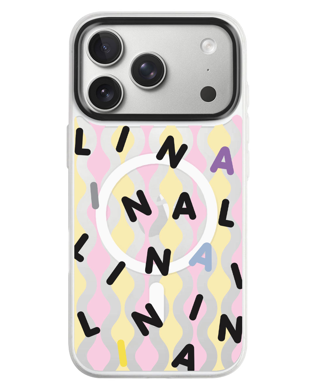 iPhone Rearguard MagSwap - Monogram 2.0 Hitam