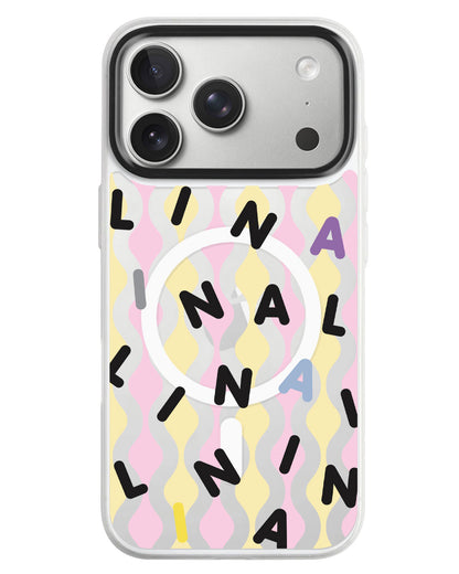 iPhone Rearguard MagSwap - Monogram 2.0 Hitam
