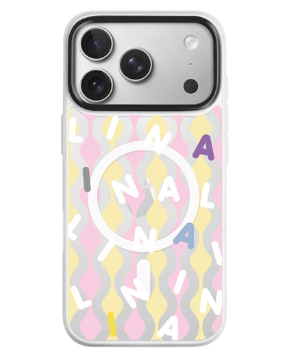 iPhone Rearguard MagSwap - Monogram 2.0 Putih