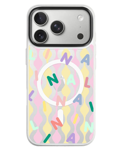 iPhone Rearguard MagSwap - Monogram 2.0 Rainbow