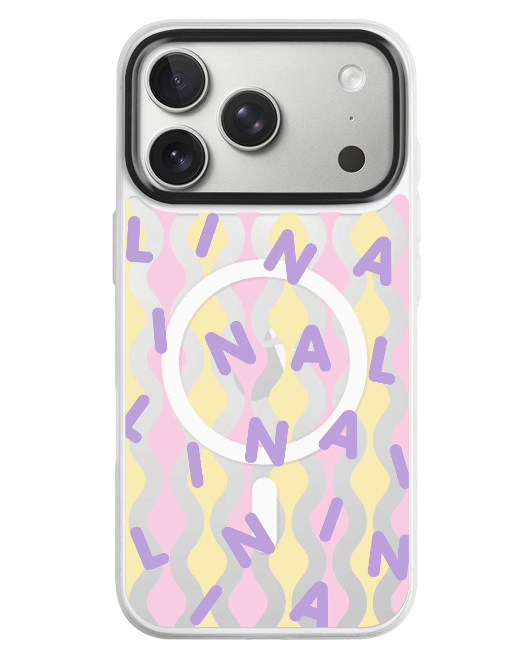 iPhone Rearguard MagSwap - Monogram 2.0 Ungu