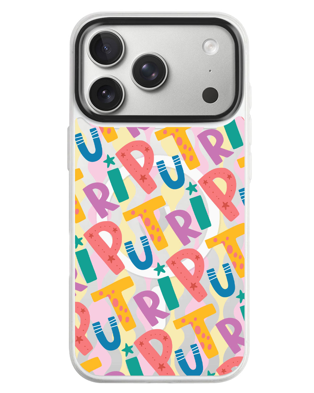 iPhone Rearguard MagSwap - Playful Monogram 4.0