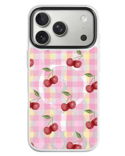 iPhone Rearguard MagSwap - Cherry Tartan